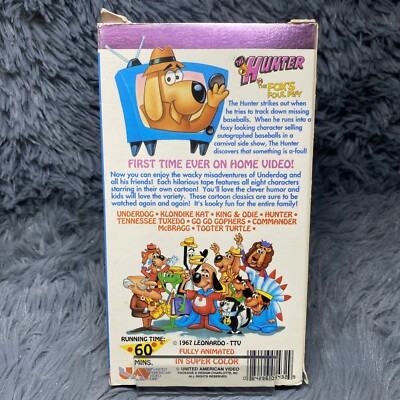 Underdog Super Series: The Hunter The Fox's Foul Play VHS