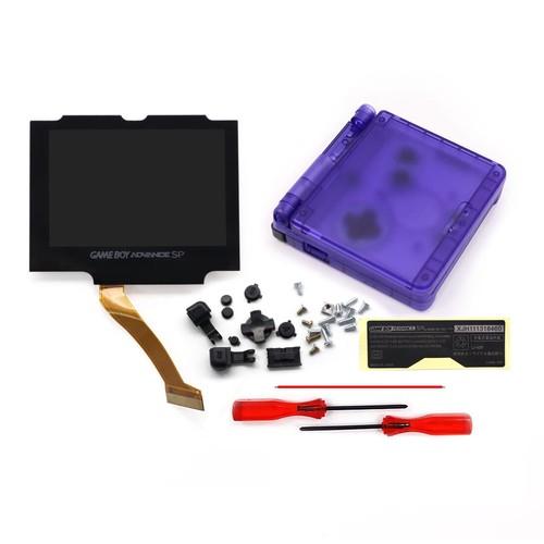 V5 720x480 Easy Drop In Pre Laminated Retro Pixel IPS LCD Kit + Shell For GBA SP - Picture 40 of 60