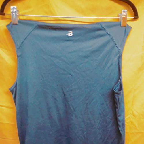 Badger Sport Ladies Size M MediumBlue Stretch Sleeveless Tank Top Shirt - Picture 7 of 16