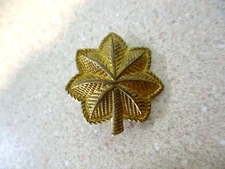 WW11 US Army Major Oakleaf Rank Badge S Rold-R-Form on Back pin