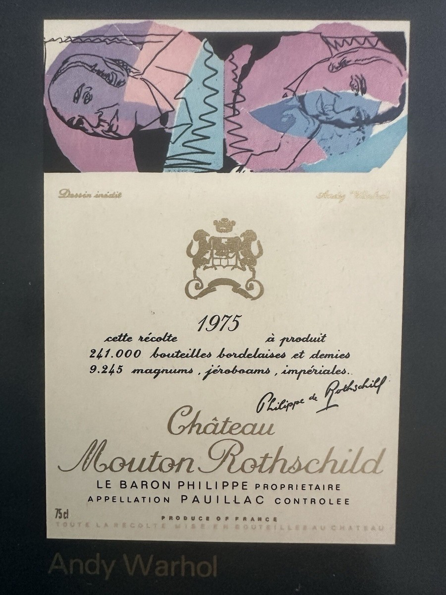 Chateau Mouton Rothschild All the Labels 1945 1984 Poster | eBay