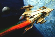 #10 John Berkey Fantasy/Sci-Fi Trading Card