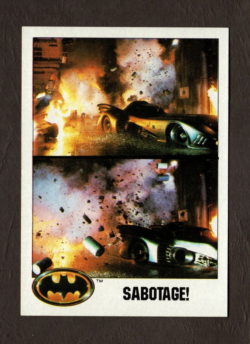 1989 Topps Batman Movie Trading Card #98 - Sabotage! | eBay