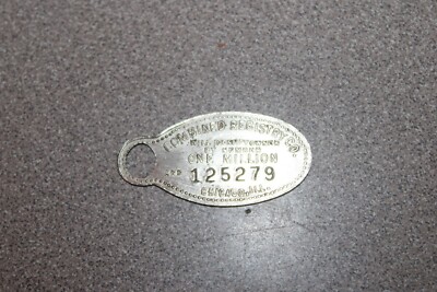 COMBINED REGISTRY CO. KEY TAG CHICAGO ILL ANTIQUE
