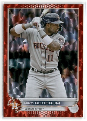 2022 Topps Update Orange Foil Niko Goodrum #US157 Houston Astros /299 ...