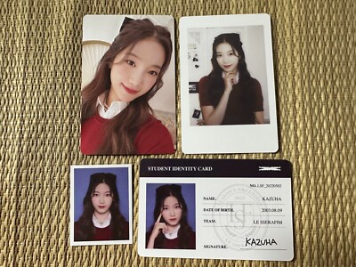LE SSERAFIM 2023 Season's Greeting PHOTOCARD Sakura Chaewon Yunjin
