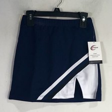 Chasse Sport Victory Skirt, Youth Girl's Size Youth L - Navy/White