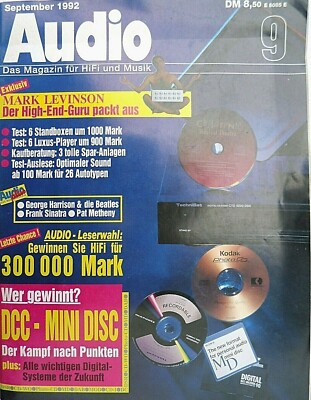 AUDIO 9/92. ELAC EL 121, GENESIS GENRE 2,I.Q. LEVEL 3. MB QUART 1000, PIEGA 1.8,