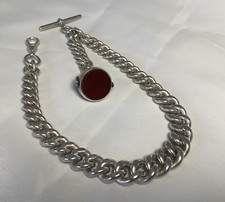 Серебро ALBERT WATCH CHAIN/FOB HM SILVER