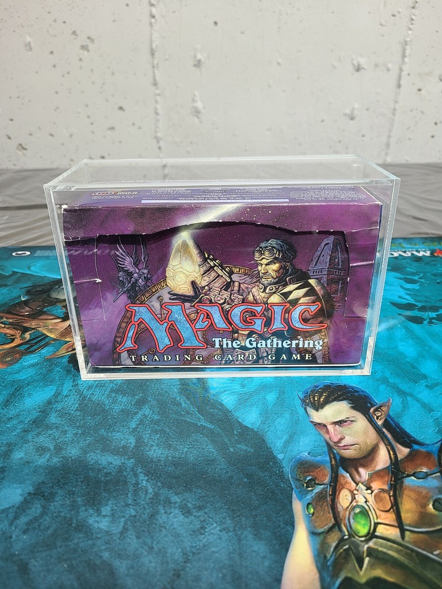 *EMPTY* Urza's Legacy Booster Box with Acrylic Display Case - Rare Collectors *EMPTY* Urza's Legacy Booster Box with Acrylic Display Case - Rare Collectors