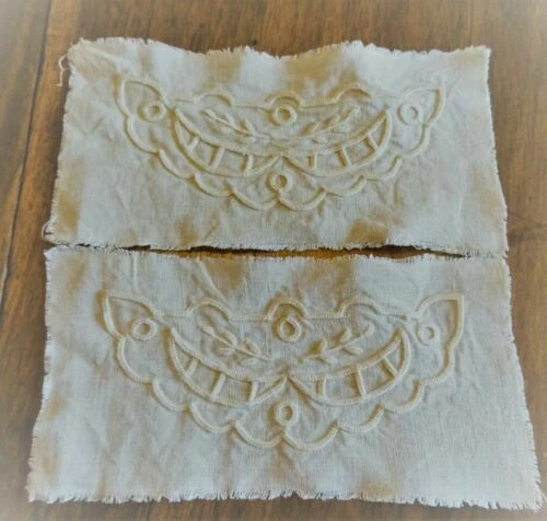 Textiles du XIXe siècle broderies en lin