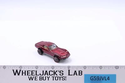 Custom Corvette Rose Pink 1968 Redline Hot Wheels Mattel Vintage