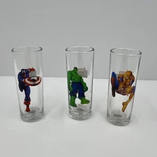 3E DIRECT MARVEL HEROES TALL SHOT GLASSES (3) SET
