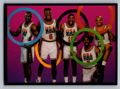 1992-93 OLYMPICS 'DREAM TEAM' MICHAEL JORDAN/MAGIC JOHNSON