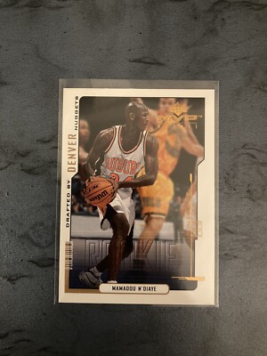 2000-01 Upper Deck MVP Bronze Mamadou N Diaye Rookie Card Denver Nuggets #220