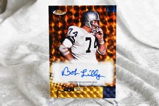 🔥2024 Topps Finest Football #FBA-BL Bob Lilly GOLD REFRACTOR  Auto  /50 Cowboys