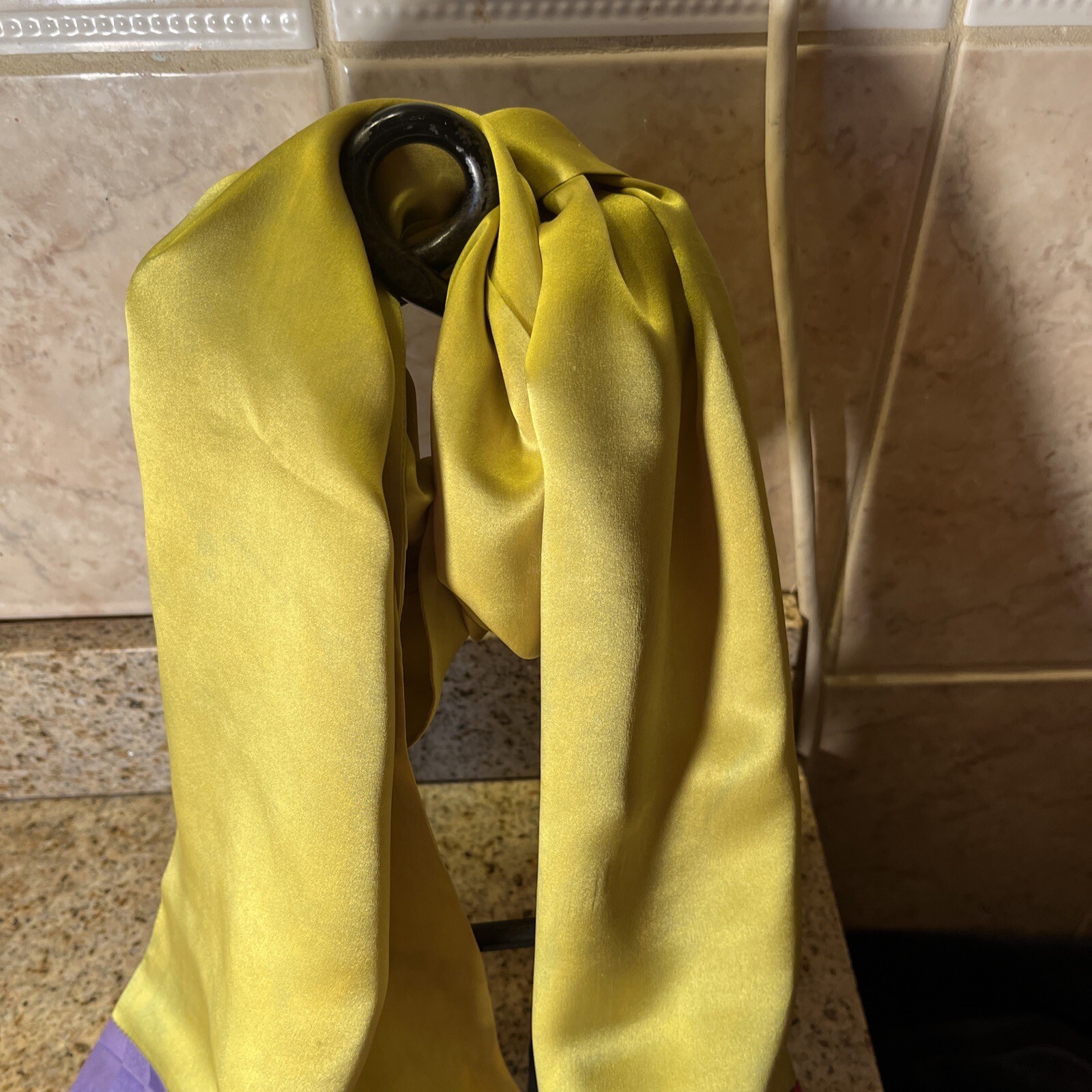 Anonymous Gorgeous Rectangular Silk Scarf ARTSY D… - image 13