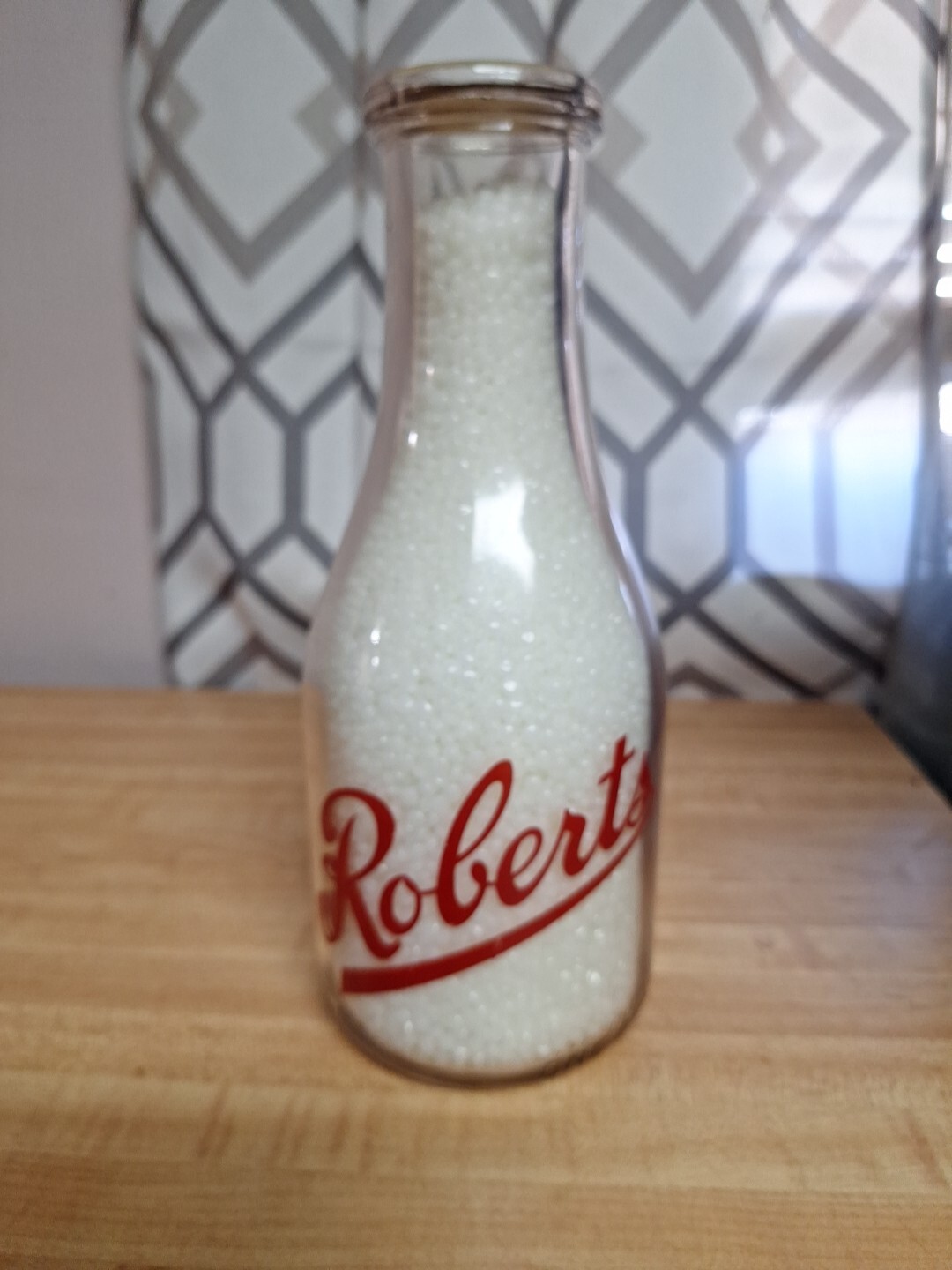 Vintage Meadowbrook Dairy Milk Bottle Roberts For Victory Buy War Bonds