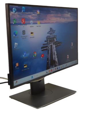 Battamonya　2台足なしDell U2518D 25インチモニター DELL U2518D 25 Zoll UltraSharp PC 2K Monitor HDMI QHD 2560 x 1440