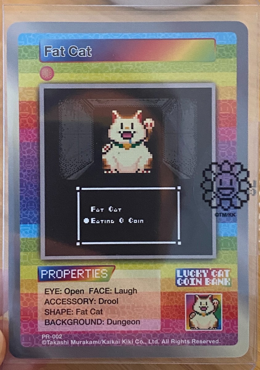 村上隆 Fat Cat N ARS10+ Murakami Collectible Trading Card - Fat Cat | eBay