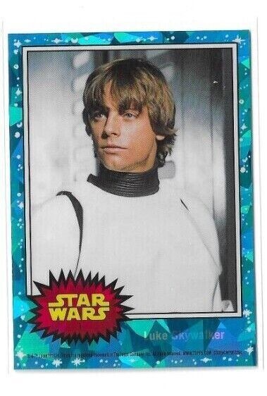 Luke Skywalker 2022 Topps Chrome Sapphire Edition 1977 Star Wars #1