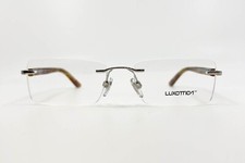 Luxottica LU1380 0030 Eyeglasses Frames Mens Brown Rectangular 52-17-140 15437