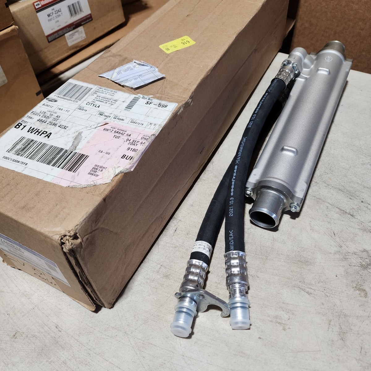 Ford OEM 6W7Z-6A642-AA Oil Cooler Assembly Crown Victoria Grand