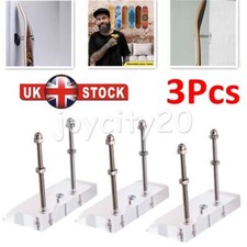3X Skateboard Deck Display Wall Mount Hanger Rack Longboard Holder Hanging Tool