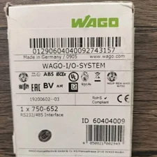 750-652 New WAGO 750652 PLC Module In Box