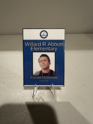 Its Always Sunny In Philadelphia | Abbot Elementary Ronald McDonald Visitor Pass