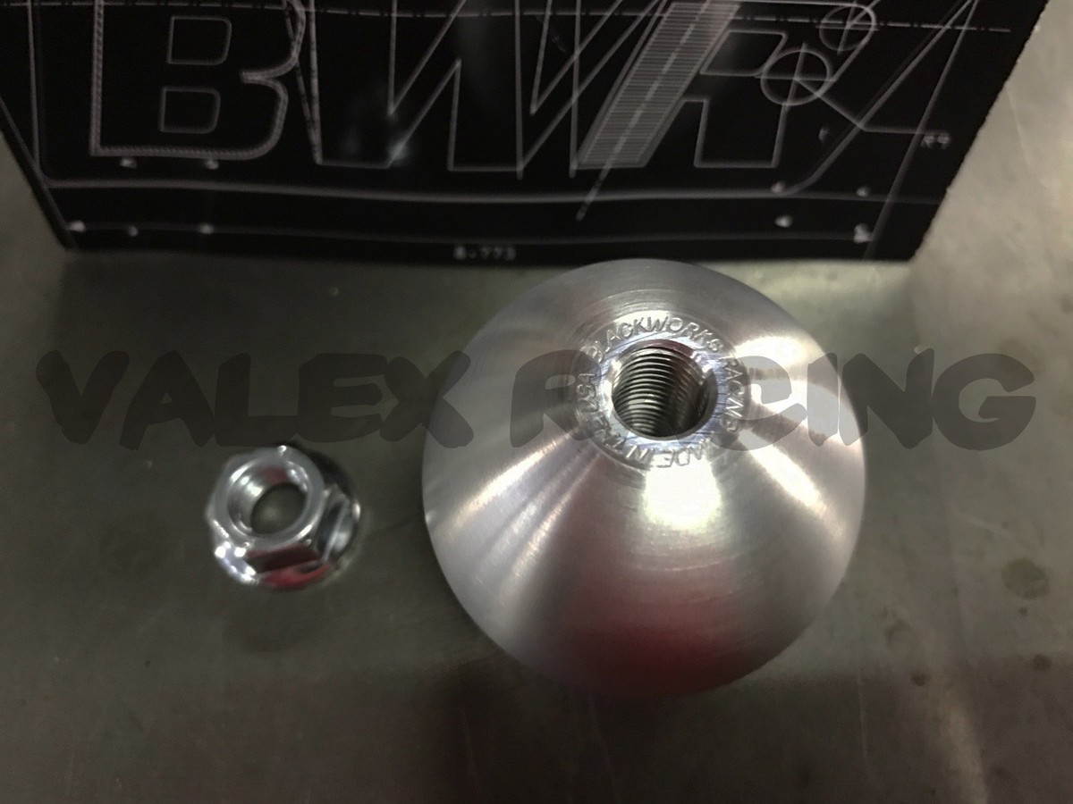 Buy Blackworks Racing BWR 10x1.5 Aluminum Ball Shift Knob Silver