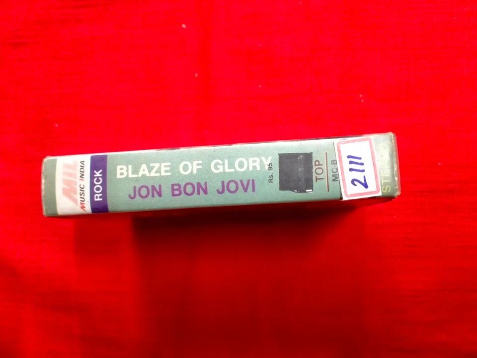 Jon Bon Jovi Blaze Of Glory 1997 Clamshell RARE orig CASSETTE TAPE INDIA indian - Image 2 of 4