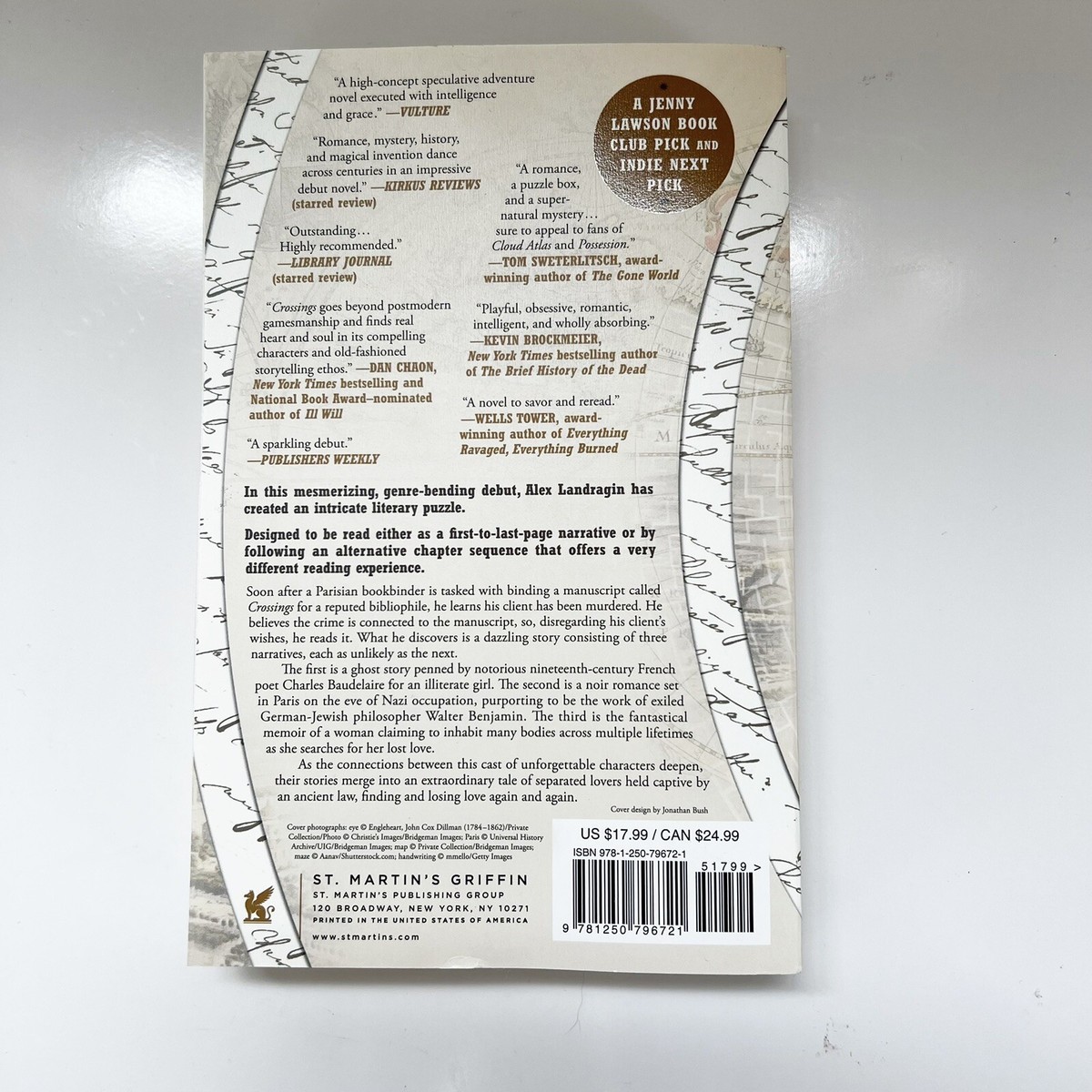 Crossings by Alex Landragin Paperback Book 9781250796721| eBay