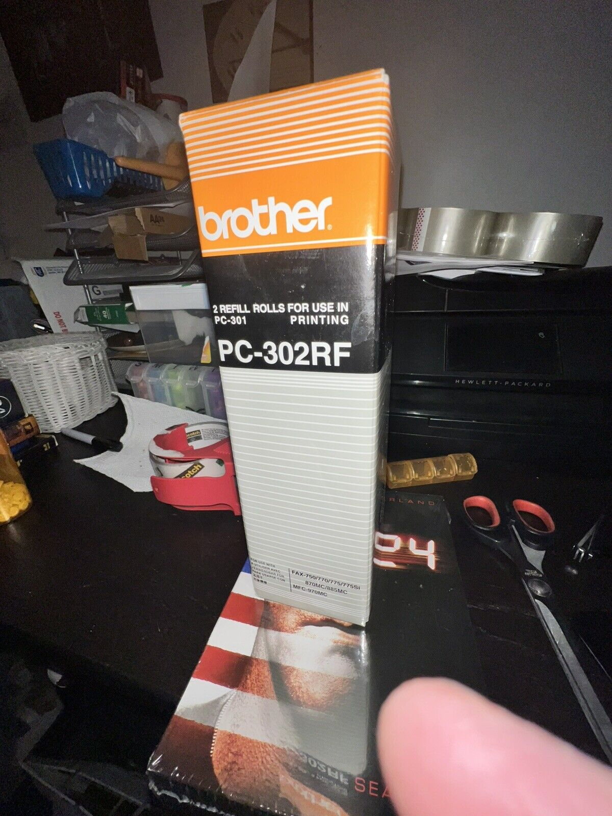 Genuine Brother PC-302RF OEM 2-Pack Thermal Fax Ribbon Refill Rolls NIB ...