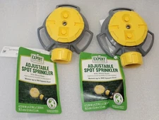 2 Expert Gardener Adjustable Spot Sprinkler W/Metal Base Waters up to 900 Sq Ft.
