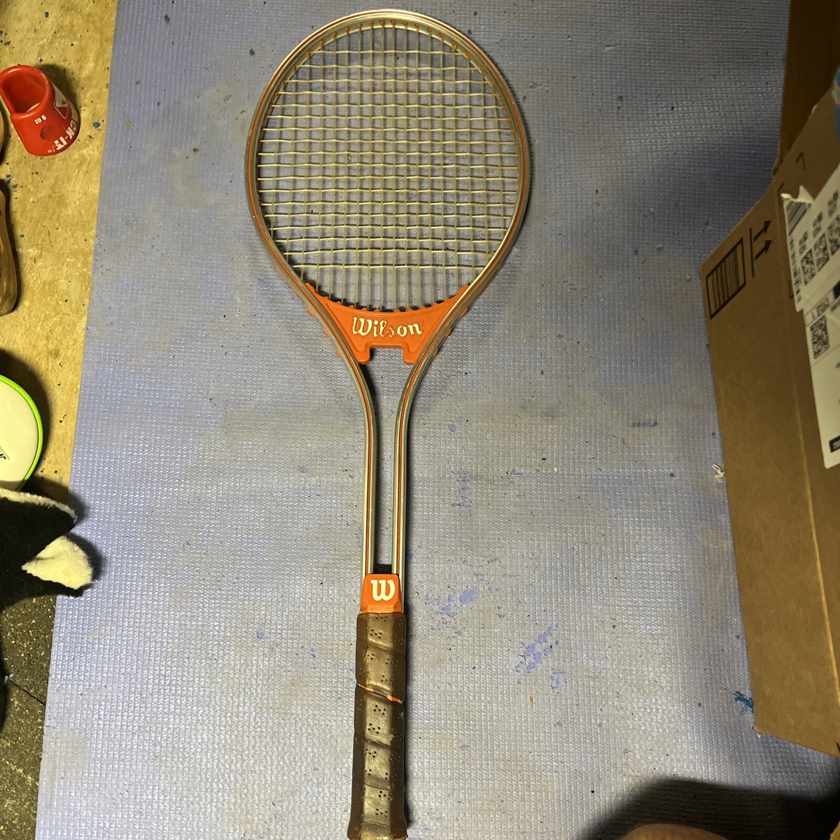 Vtg Wilson Jimmy Connors Rally aluminum tennis racquet Racket 4 1