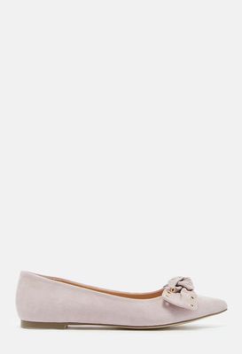 Just Fab Tessa spitze Flats in Mauve UK 8 EU 41 JS33 60 SALEs