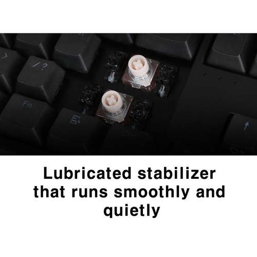 ABKO Hacker Electro-Capacitive KN01 Keyboard RGB PBT 45G/55G Black/White - Picture 11 of 20