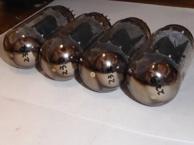 Luxman 50CA10 Rare Vacuum Tube Lot of 4 Vintage Tested Requires