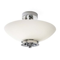 Deckenleuchte Lampe Wohnzimmerleuchte Stahl Chrom D 38,1 Cm 3 Flammig