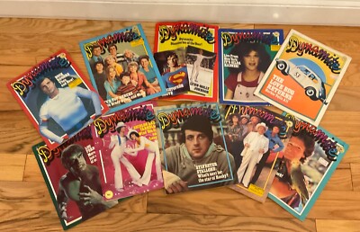 Vintage 1980s DYNAMITE Magazine Lot Of 10 LOADED with Cool Content..