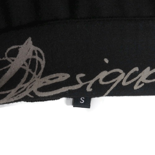 Desigual Embroidered Heart Skirt Black Red Asymmetrical size S - 139 - Picture 6 of 6