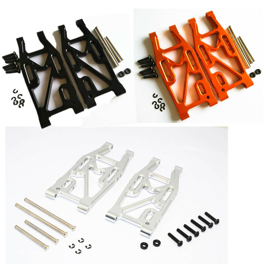 HPI Sport 3 Flux Upgrade Parts - Aluminum Rear Suspension Arm Set (1 Pair, Orange)