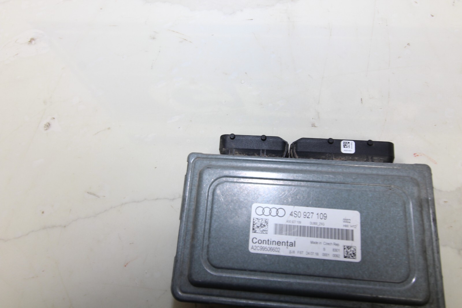 17-21 AUDI R8 V10 PLUS RWS OEM TRANSMISSION CONTROL MODULE 7 SPEED 4S0927109