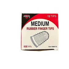 Cosco Size 11.5 Medium Finger Pads Yellow Dozen (098173) 506154 NEW IN BOX