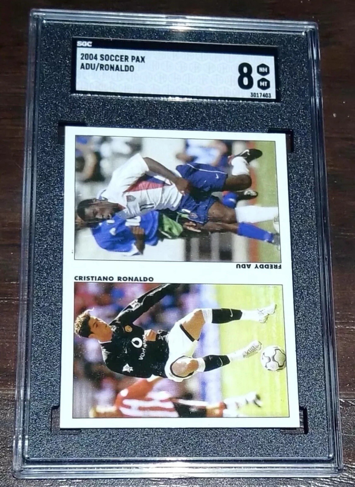 2004 Pax Soccer Cristiano Ronaldo Rookie RC SGC 8