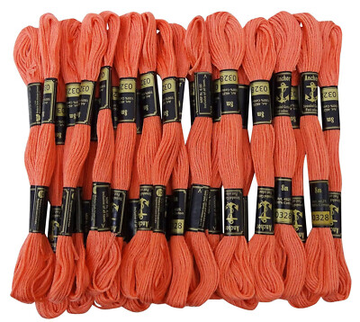 Anchor Threads Crafting Hand Embroidery Floss Cross Stitching Cotton,25 Skeins
