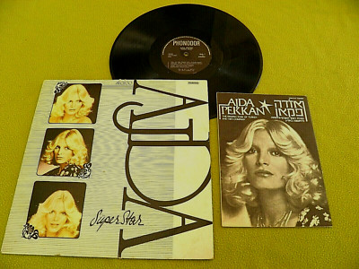 Ajda Pekkan Super Star RARE Israel Press LP With Hebrew Promo