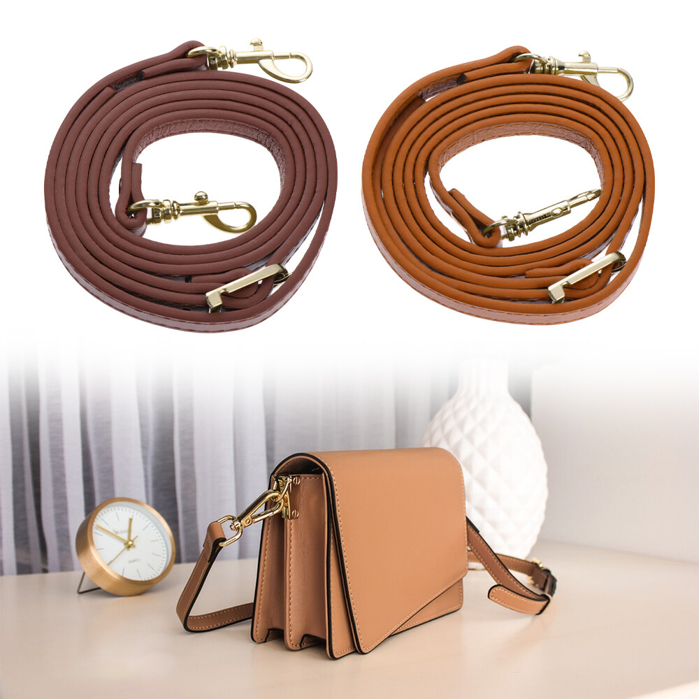 Adjustable Long Leather Crossbody Shoulder Bag Strap Handbag Belt