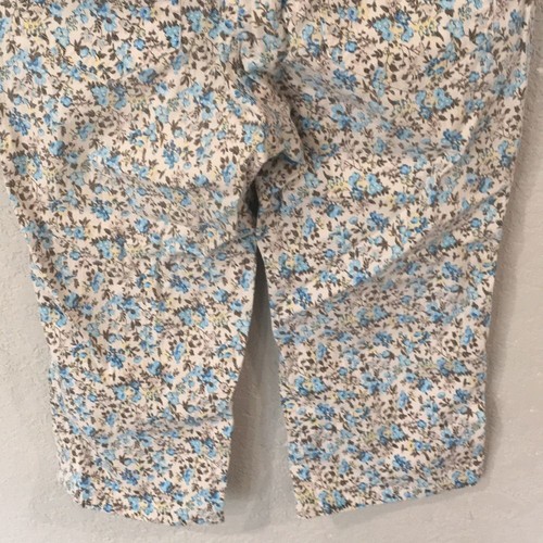 Magdiel Girls Sz M Floral Stretch Capri Pants Peasant Hippie Cropped - Picture 6 of 9